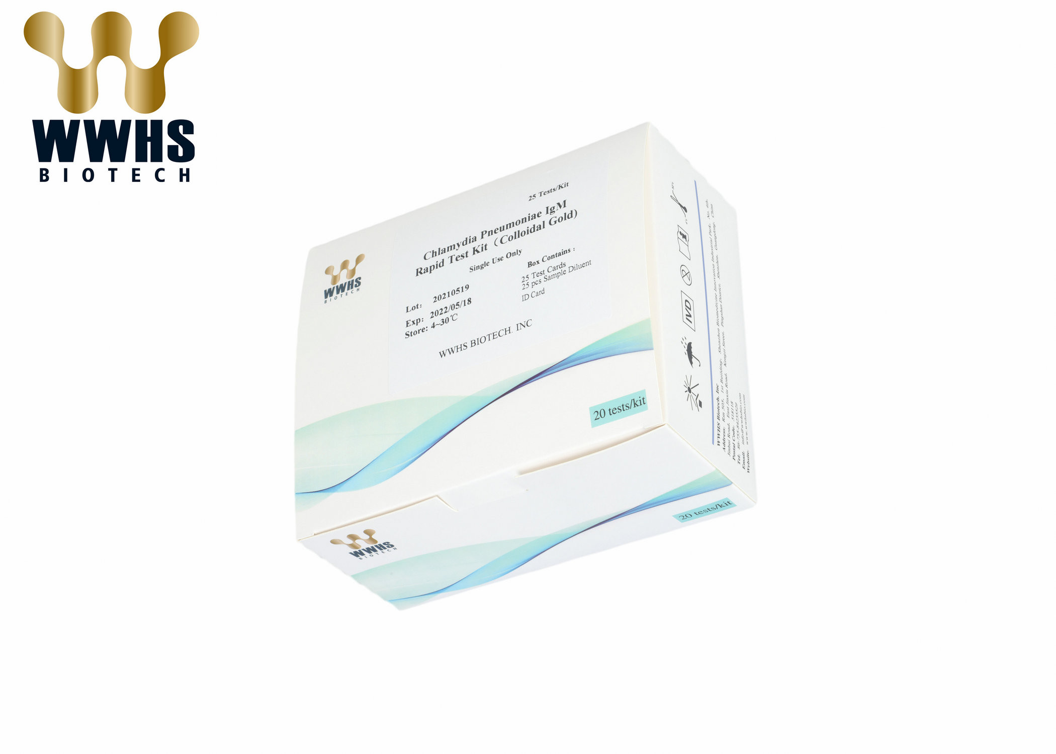 Chlamydia Pneumoniae IgM High Sensitivity Rapid Test Kit WWHS Colloidal