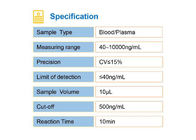 D-Dimer Rapid Quantitative Test Blood Rapid Diagnostic Test Kit With NIR-1000 Dry