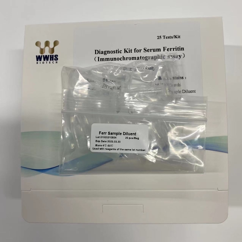 Diagnostic Kit For Serum Ferritin Immunochromatographic Assay By Wwhs
