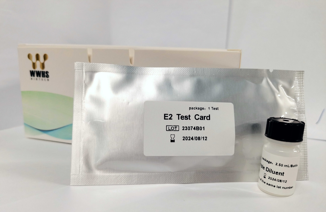 Estradiol （E2）Rapid Quantitative Test WWHS FIA POCT  Fluorescence Immunoassay