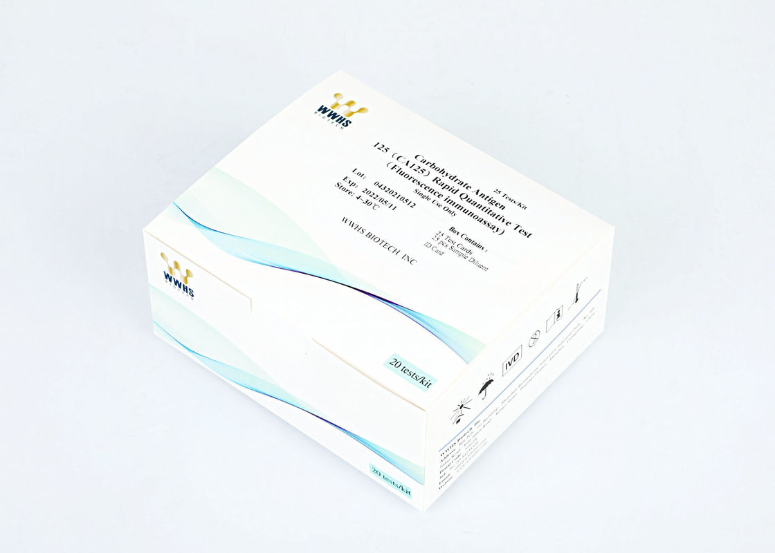 CA125 Test Kit High Sensitivity High Accuracy in whole blood, plasma and serum
