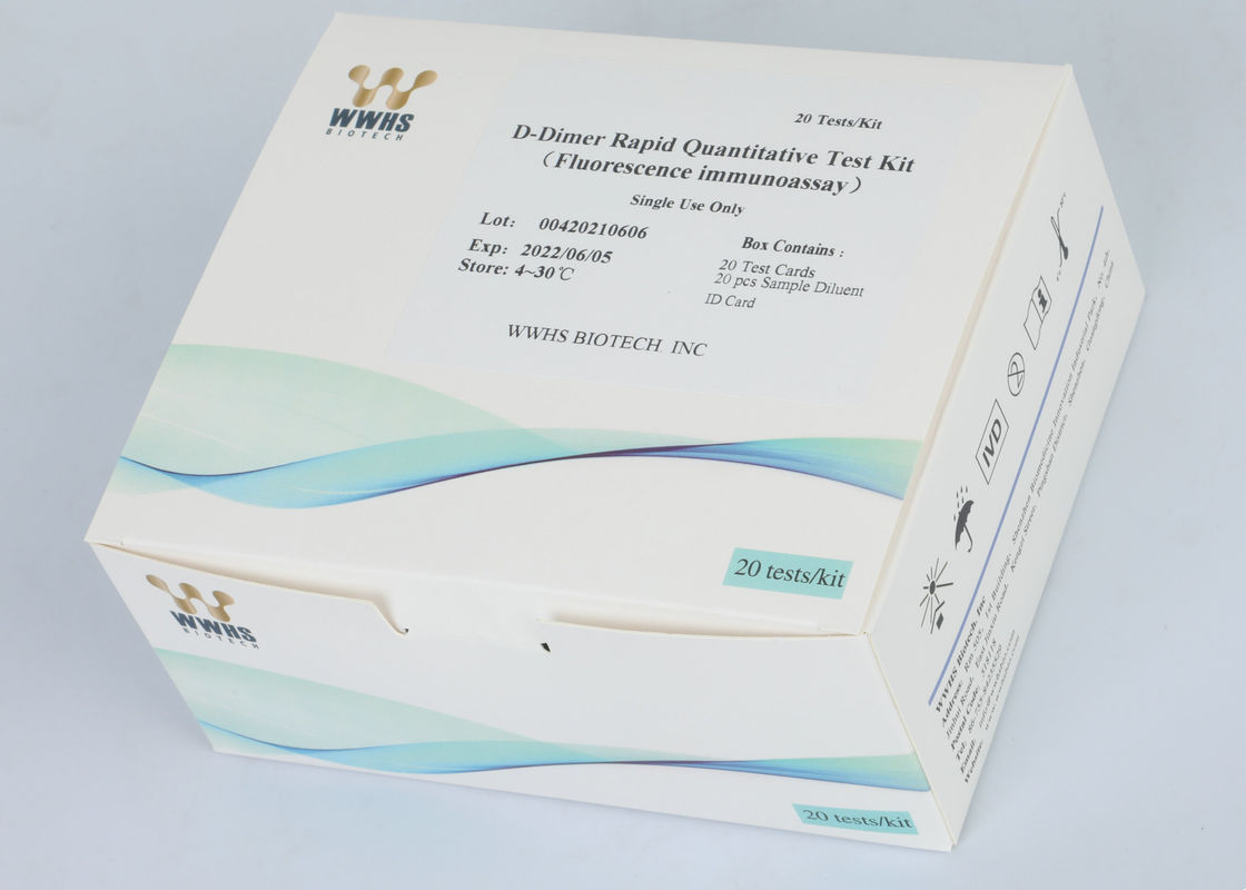 High Sensitive Medical Test Kits For D-Dimer In Whole Blood Plasma And Serum