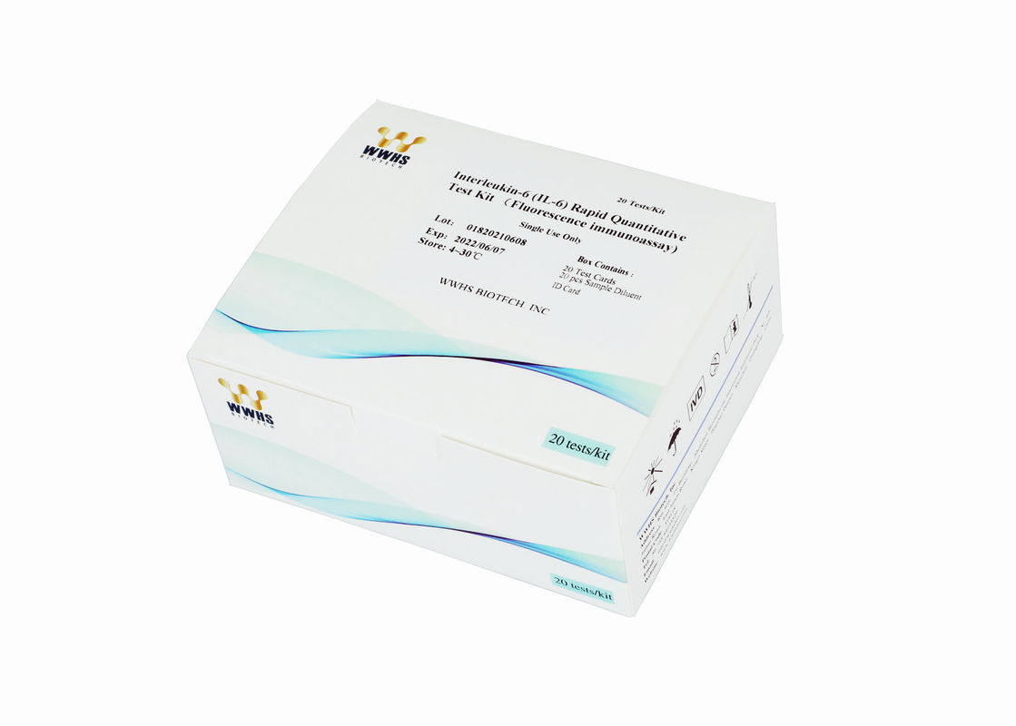 IL-6 Interleukin 6 Test Kit Inflammation Detection 800 Tests/hour 25 Test Package