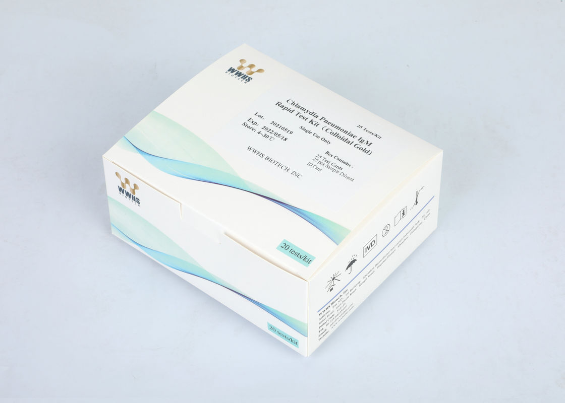 C.Pneumonia Immunoassay System IVD Rapid Test Kit IFA and Colloidal Gold Diagnostic WWHS Reagent Cassette