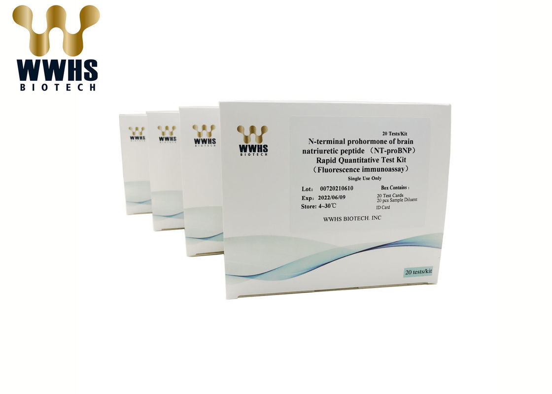 Diagnostic Rapid Blood Test Kits NT-ProBNP High Sensitivity In Whole Blood Plasma And Serum
