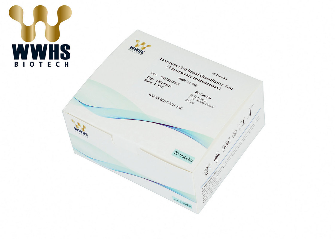 Poct Alt Kit Rapid Diagnostic T4 POCT Test Kit High Sensitivity For Human Whole Blood