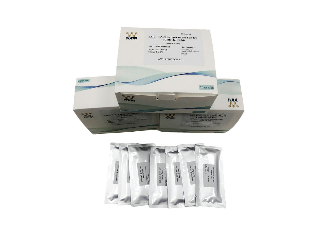 High Accuracy Covid-19 Reagent Kits / SARS-CoV-2 Rapid Test Kit Antigen Colloidal Gold