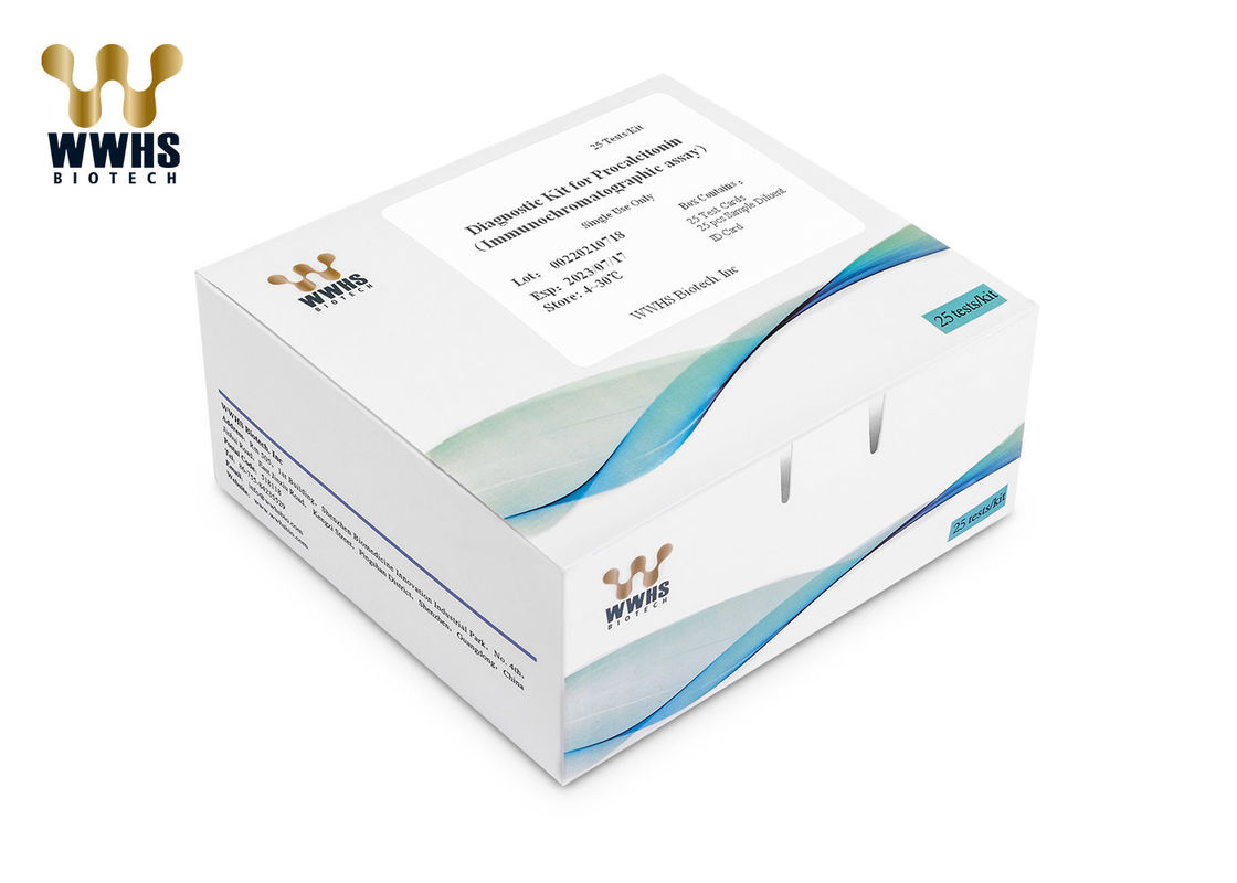 IFA PCT Procalcitonin Rapid Quantitative One Step Test Kit 12 Months Shelf Life RT Storage