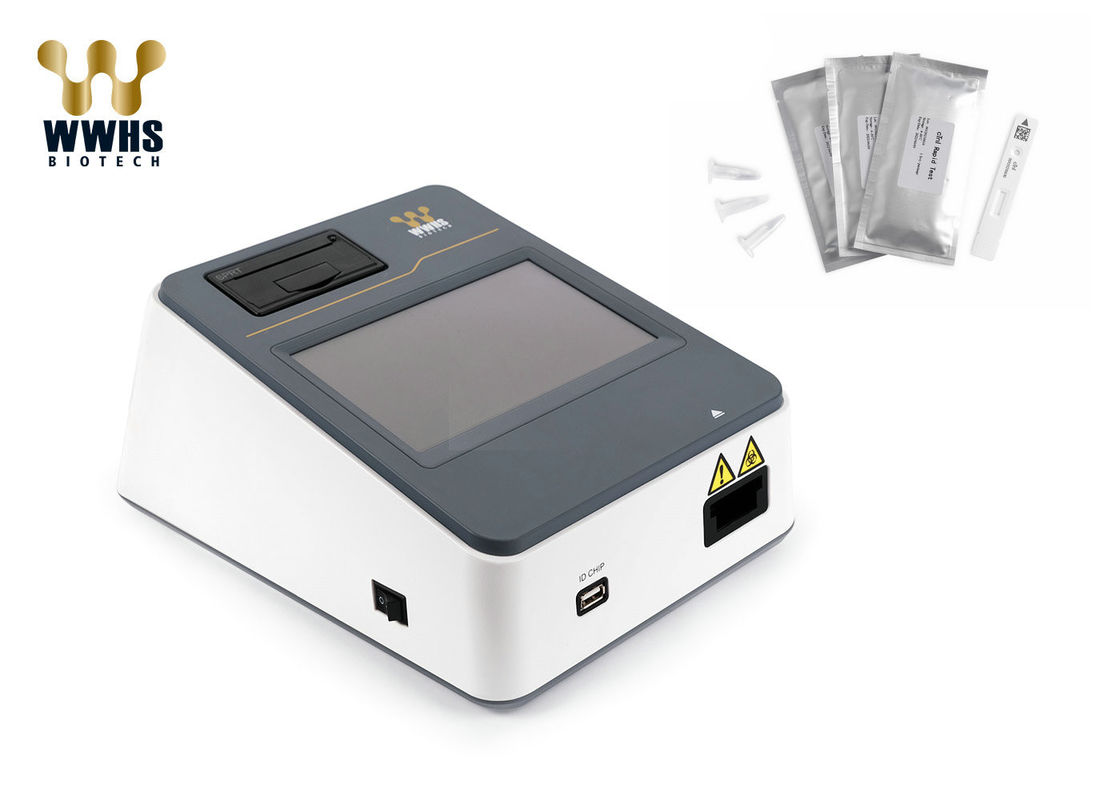 cTnI Cardiac Detection POCT Instrument 740nm Dry Fluorescence Immunoassay Analyzer