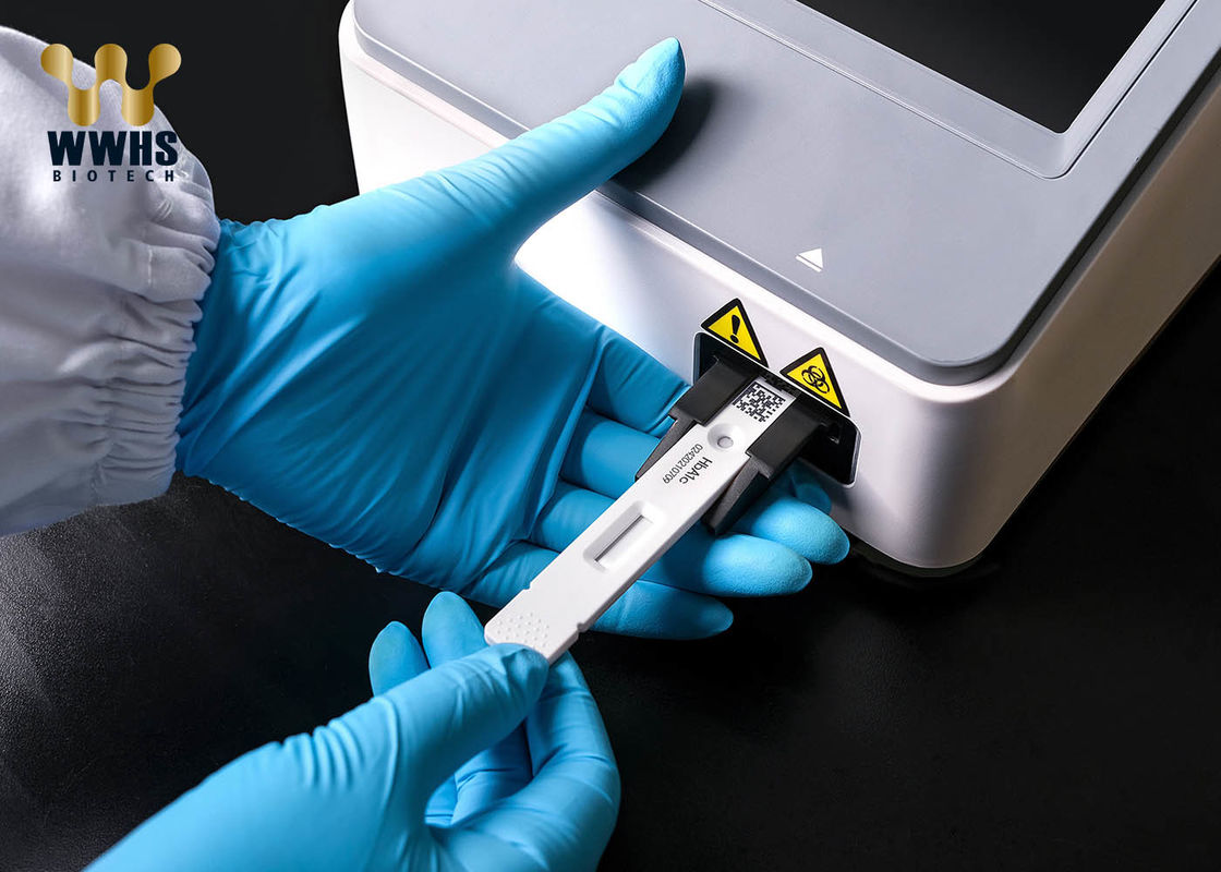 Hemoglobin Level HBA1C Rapid Test Kit Fluorescence Immunoassay 25T Package