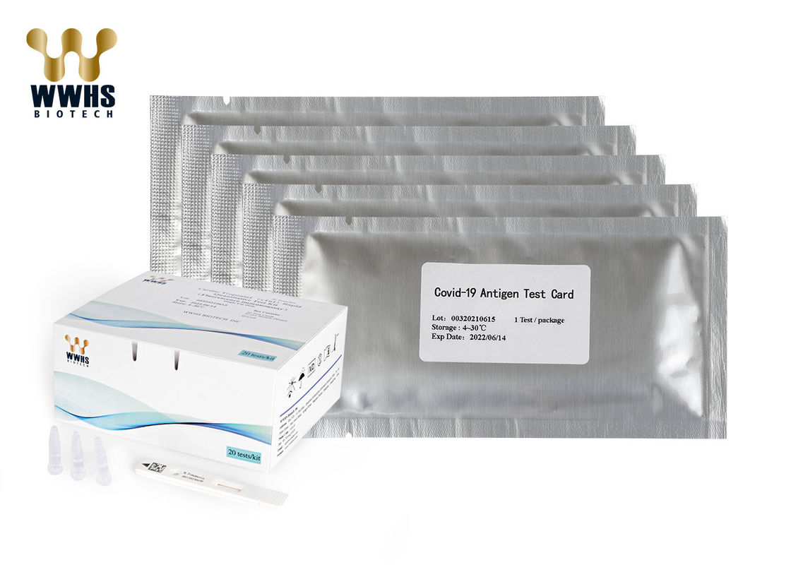 Covid-19 Antigen Rapid Test Kit Colloidal Gold IVD Diagnostic Reagent Cassette