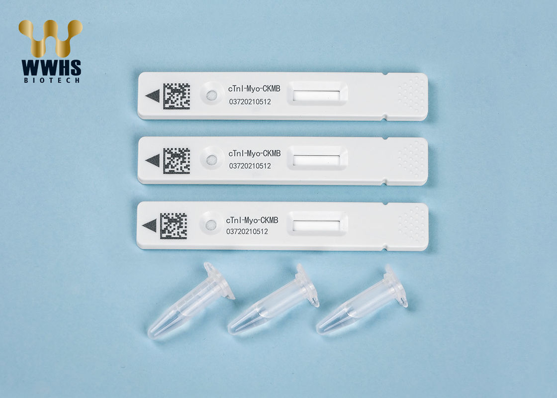 CKMB CTnI MYO 3 In 1 Combo Rapid Test Kit In Human Whole Blood Plasma And Serum