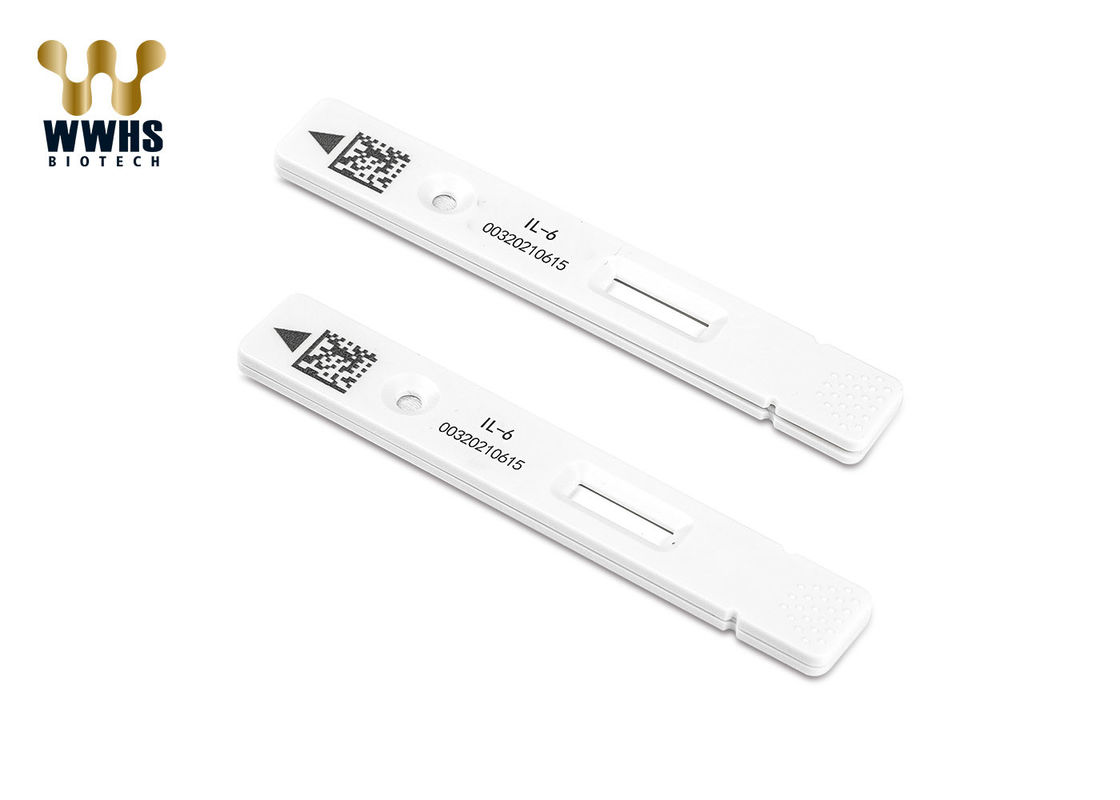 IL-6 Colloidal Gold POCT High Accuracy FIA Rapid Test Kits CE Approved By NIR-1000 Dry