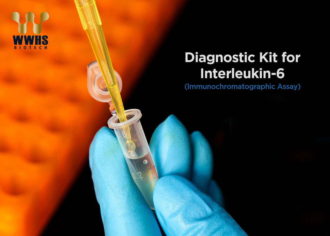 IL-6 Interleukin 6 Test Kit Inflammation Detection 800 Tests/hour 25 Test Package