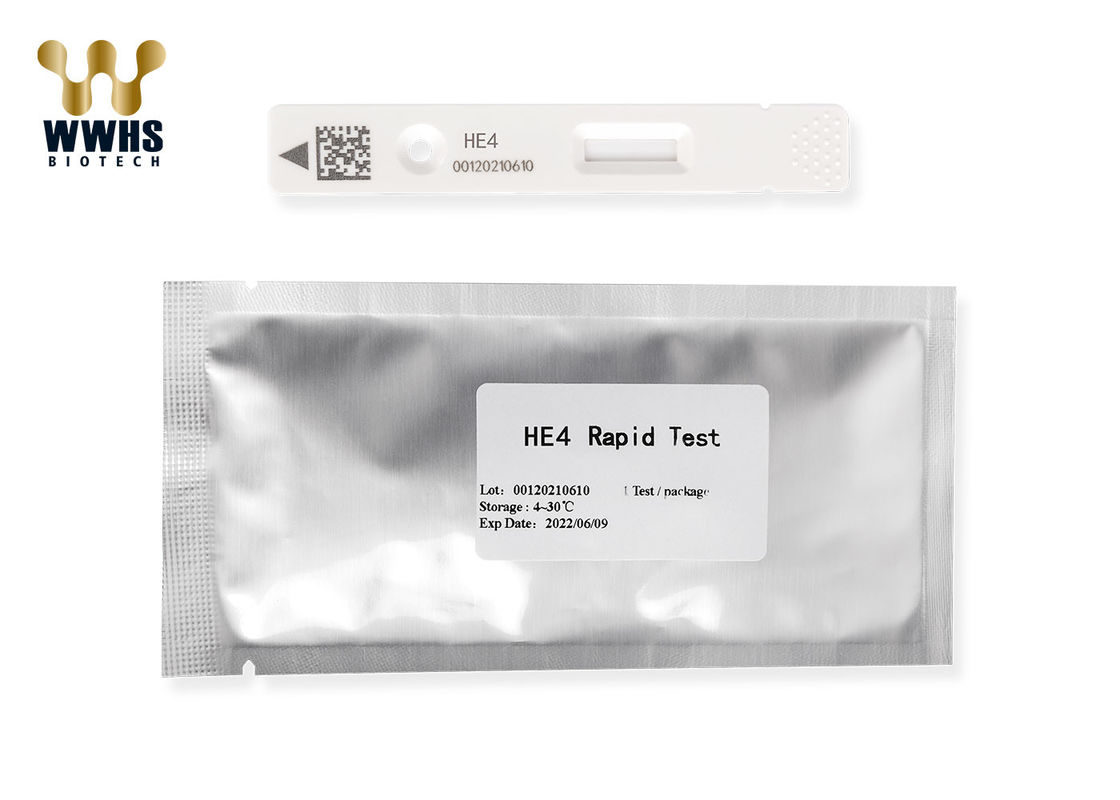 HE4 Rapid Test Kit One Step  IFA Fluorescence Immunoassay WWHS IVD Assay Device