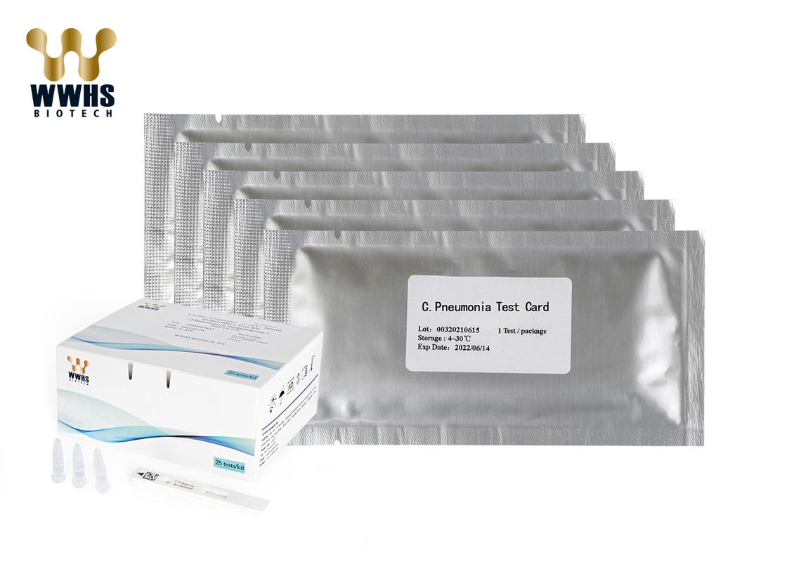 C.Pneumonia Immunoassay System IVD Rapid Test Kit IFA and Colloidal Gold Diagnostic WWHS Reagent Cassette