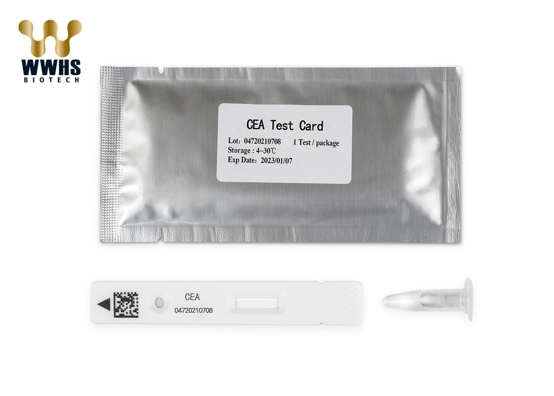 WWHS CEA Rapid Quantitative Test POCT Diagnostic Reagent Cassette 20T