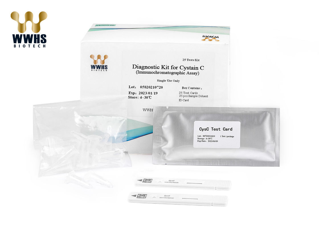 Diagnostic Kit for Cystain C Rapid Test Kit IFA Colloidal Gold IVD Blood Diagnostic