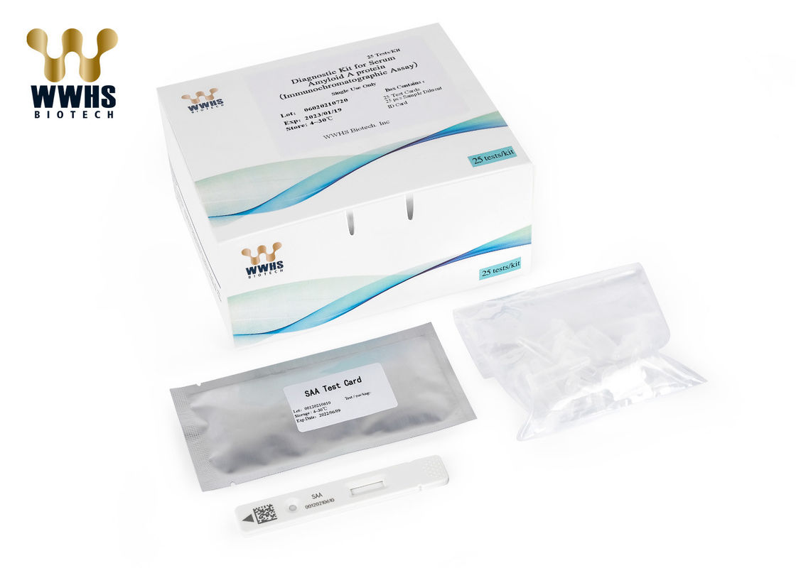 Rapid SAA Serum Amyloid A Test Kit In Whole Blood Plasma And Serum