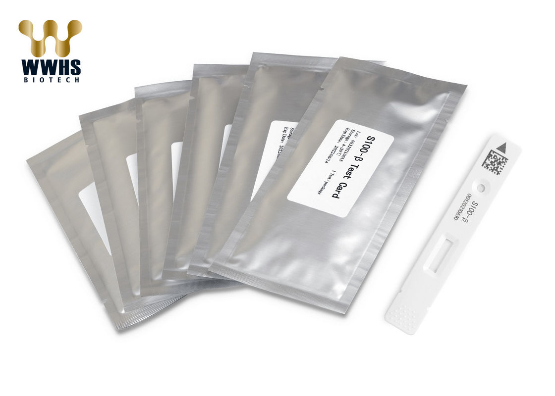 S100-β Rapid Test Cassette POCT Diagnostic Kit WB Serum Plasma in whole blood, plasma and serum