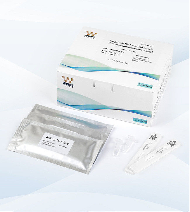 S100-β Rapid Test Cassette POCT Diagnostic Kit WB Serum Plasma in whole blood, plasma and serum