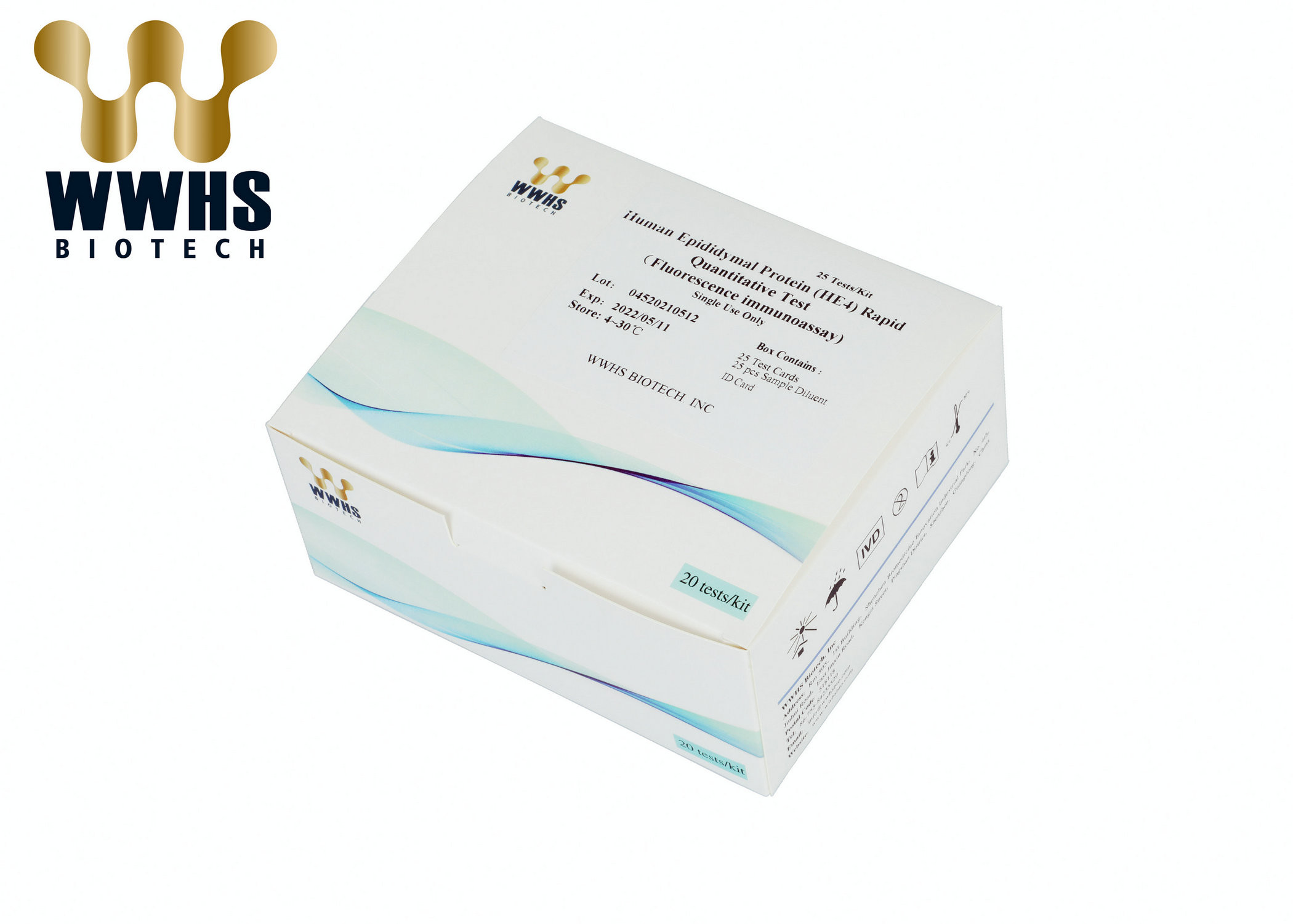 300 Tests/Hour In Vitro Diagnostic Kits / HE4​ Rapid Test Kit for Disease Diagnosis