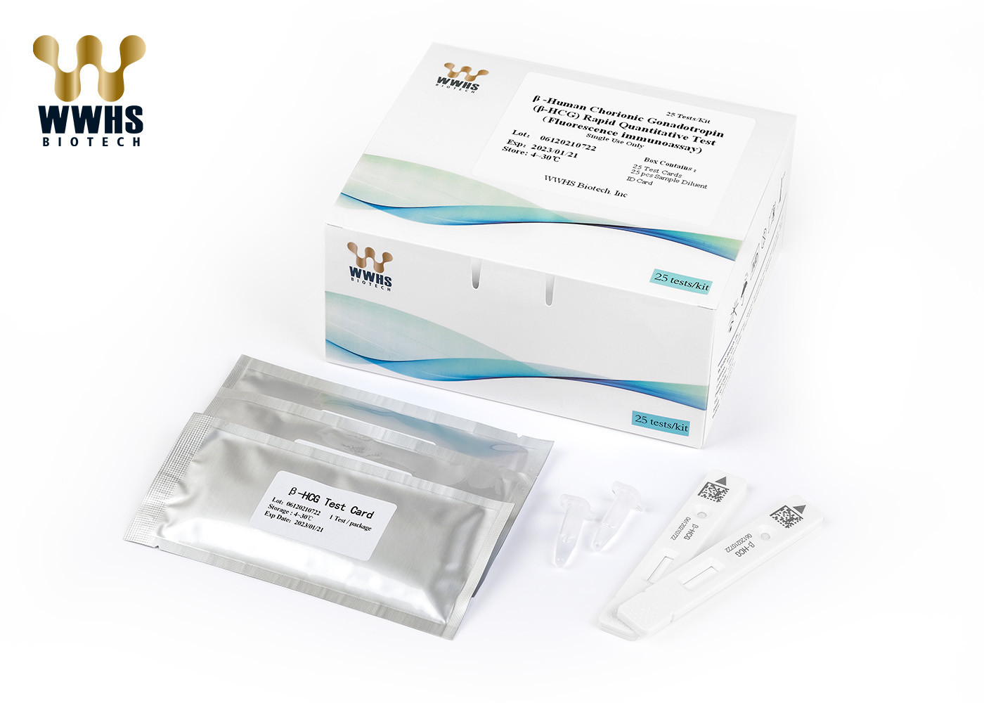 HCG Urine Fertility Test Kit Cassette High Accuracy For Obstetrics Rapid Quantitative Test