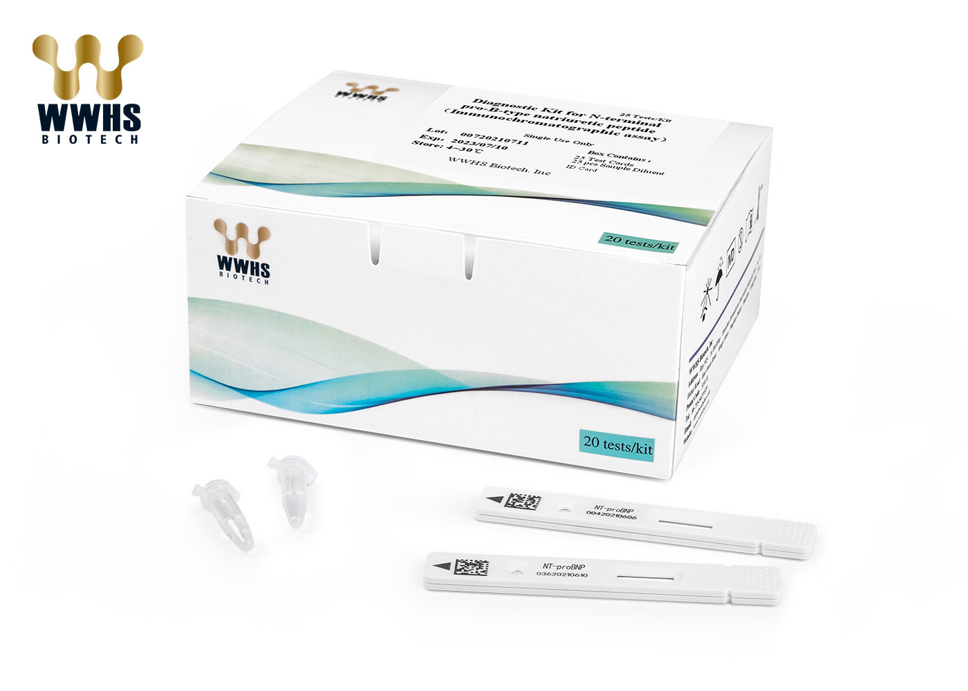 Diagnostic Rapid Blood Test Kits NT-ProBNP High Sensitivity in whole blood, plasma and serum