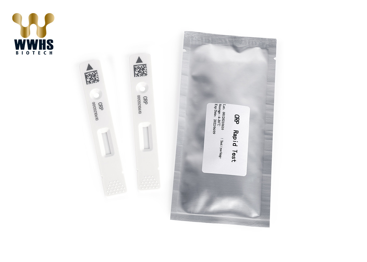 Human C-Reactive Protein Test Kit 25T POCT IVD Assay in whole blood, plasma and serum